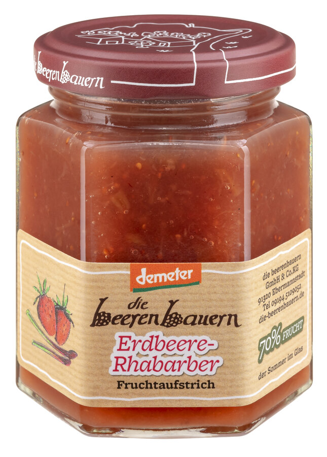 Erdbeere Rhabarber Fruchtaufst