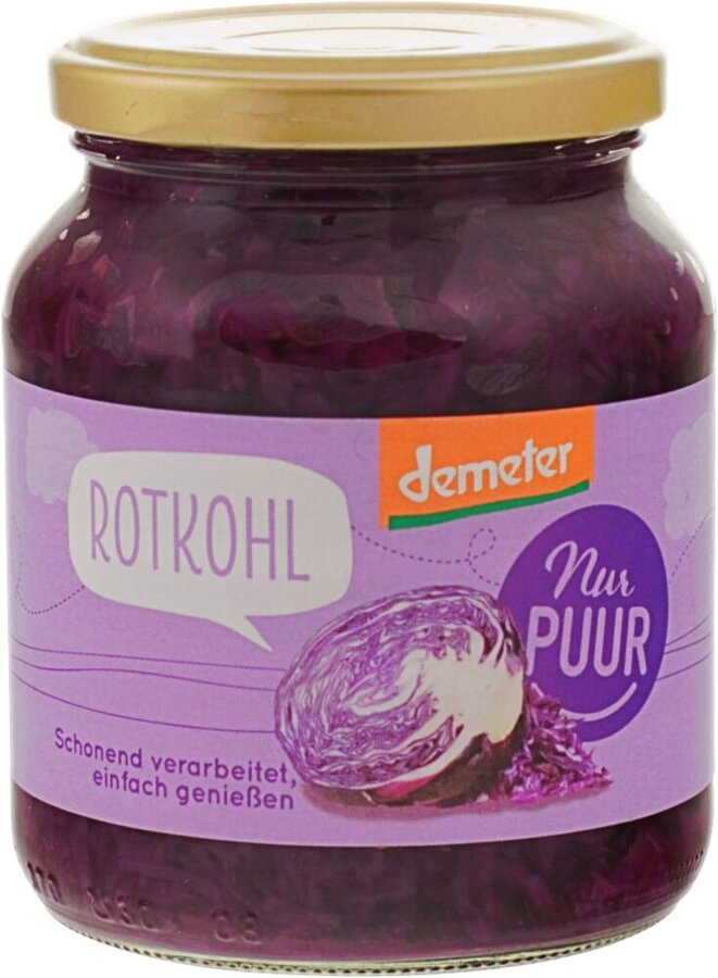 Rotkohl im Glas